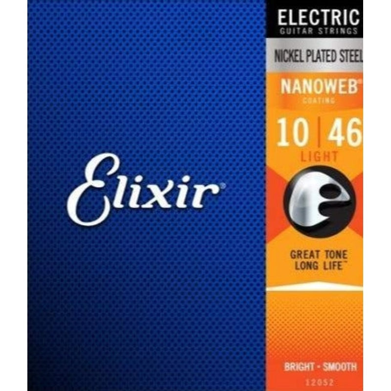 Elixir Nanoweb Electric Guitar Strings 10-46